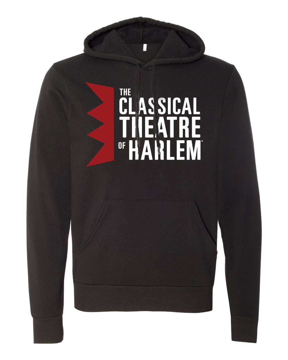 Black Hoodie - Red Logo - The Classical Theatre of Harlem